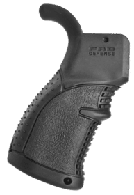 F.A.B. Defense AGR-43 Ergonomic Rubberized AR-15 Pistol Grip has finger grooves